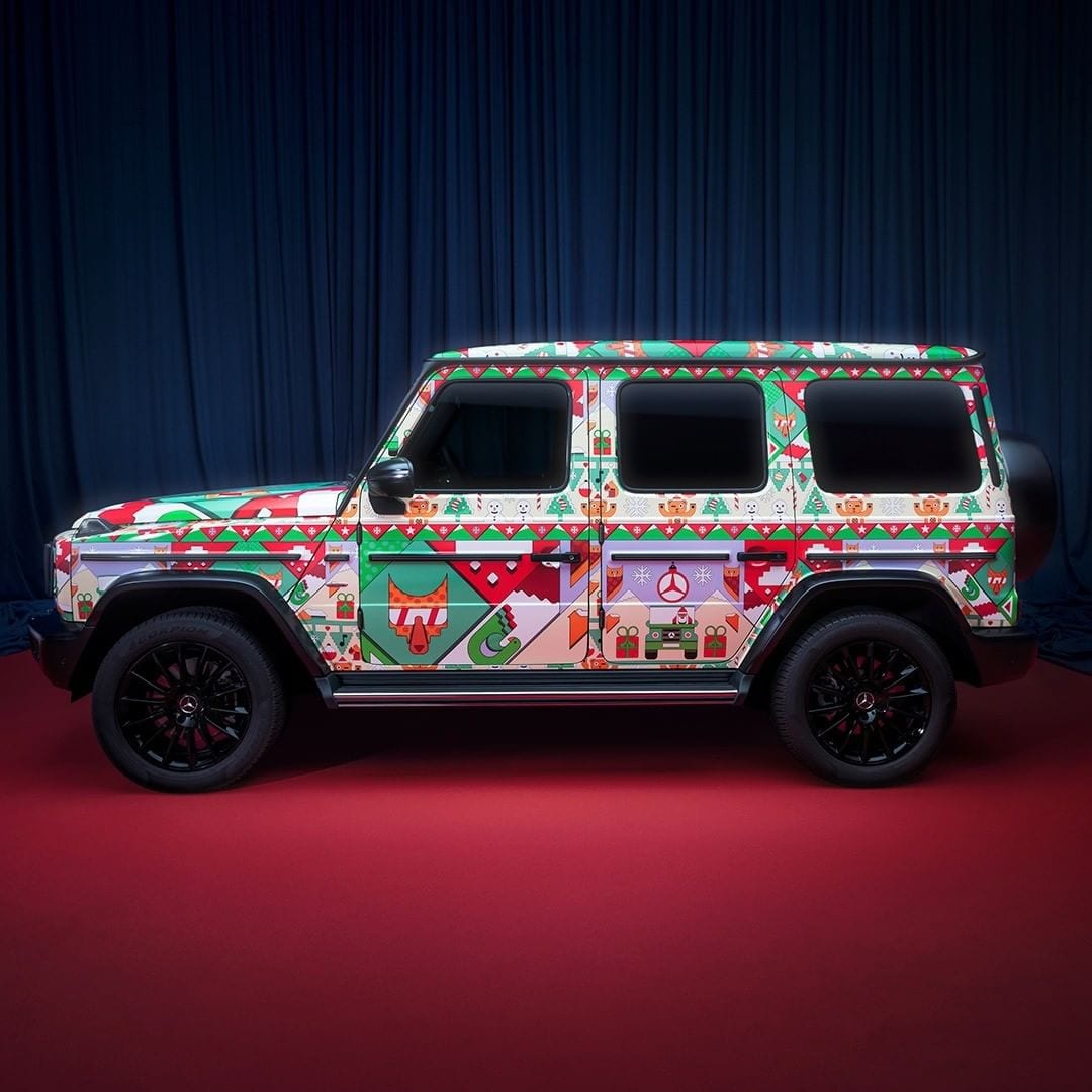 mercedes g wagon ugly sweater 3