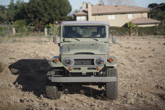 ICON FJ44 Old School Edition Front Of Vehicle Full View Far Away