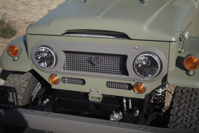 ICON FJ44 Old School Edition High Angle Front Grill Shot