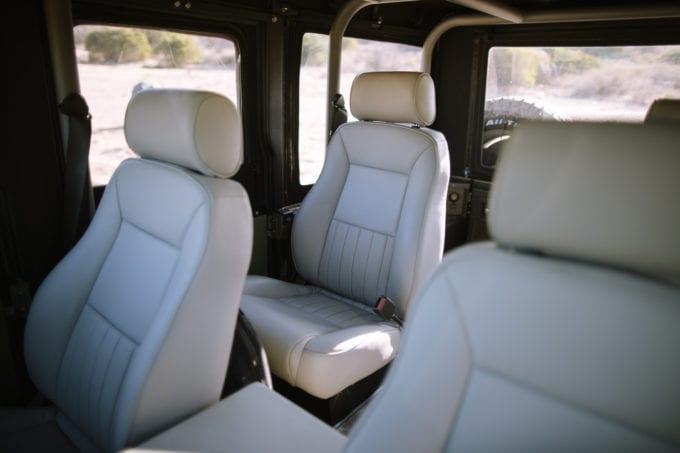 ICON FJ44 Old School Edition Rear Seats Interior