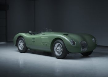 Jaguar Classic C type front3q