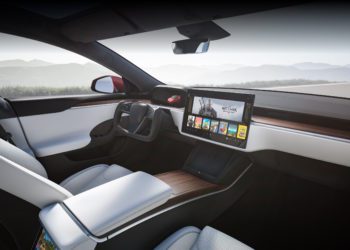 tesla interior