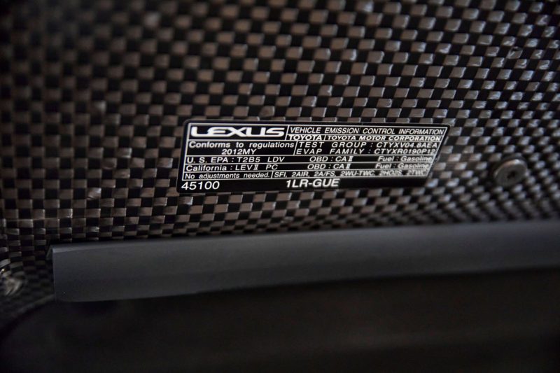 2012 Lexus LFA Nurburgring Package 33