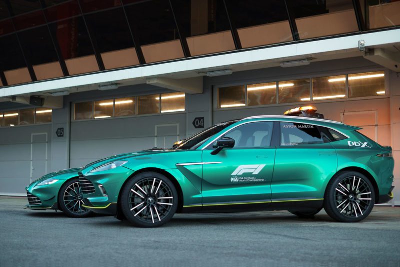 Aston Martin continues to lead the way with Official Safety Car of Formula 1 08