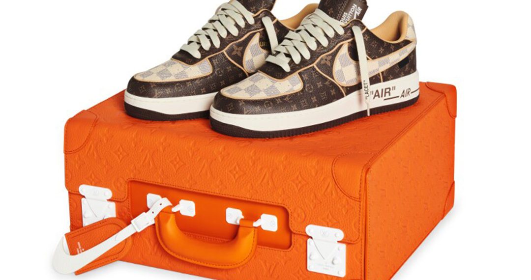 Nike x Louis Vuitton x Virgil Abloh Air Forces Sell At Sotheby's