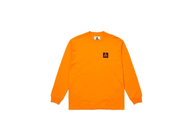Palace Summer 22 T shirt long sleeve Amg orange 12194 640x@2x