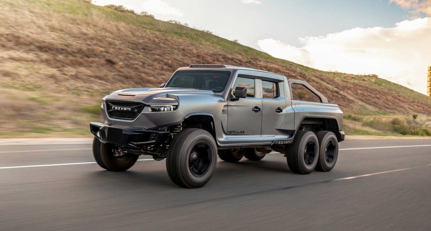 The Rezvani Hercules 6x6 Military Edition Is The Ultimate 6-Wheel Drive ...