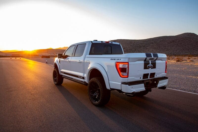 Rear of the Ford F-150 Shelby.