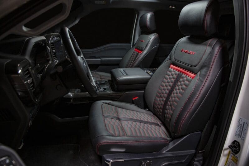 Ford F-150 Shelby's interior.