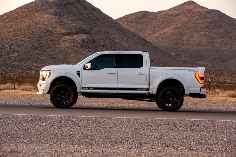 Side of the Ford F-150 Shelby.