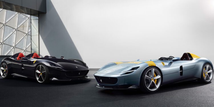 Ferrari Monza SP1 dx Ferrari Monza SP2 sin @Copyright Ferrari S.p.A.