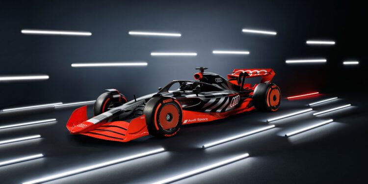 10140 ShowcarwithAudiF1launchlivery