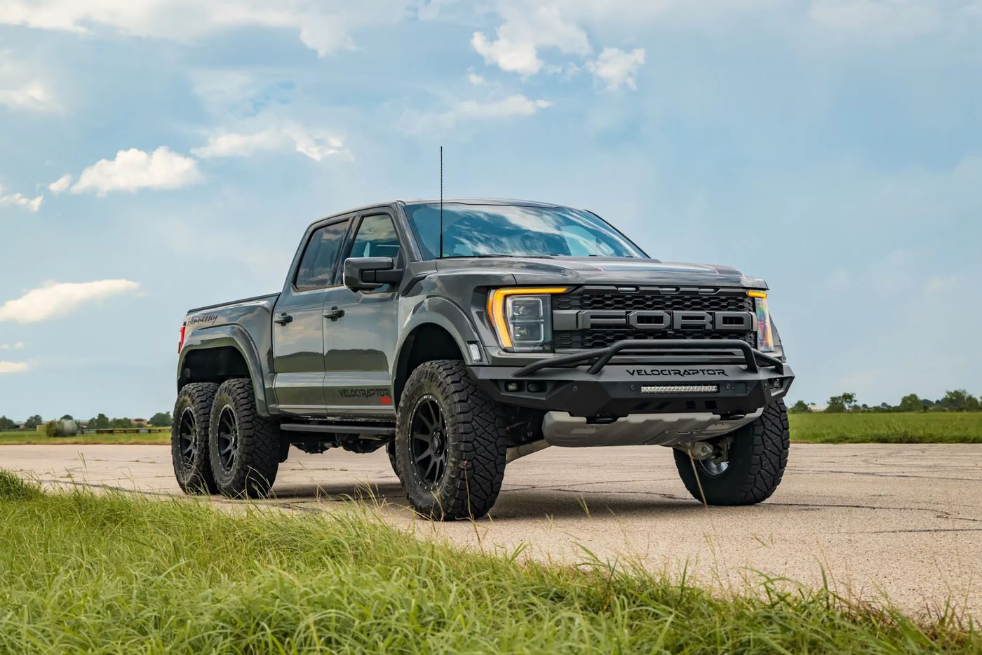 The New Hennessey Velociraptor 600 6x6 Is A 558-HP 6-Wheel Truck