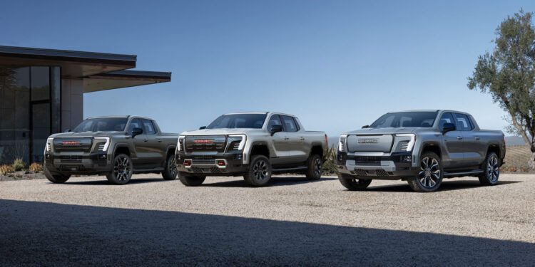 gmc sierra ev group shot
