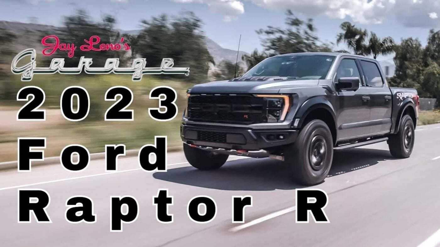 Jay Leno Drives The 700HP V8 Ford F-150 Raptor R