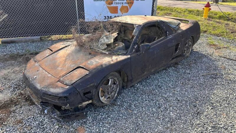 this acura nsx spent 15 years underwater now it s getting restored