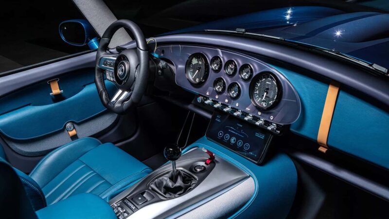 ac cobra gt roadster gtr dashboard interior official picture