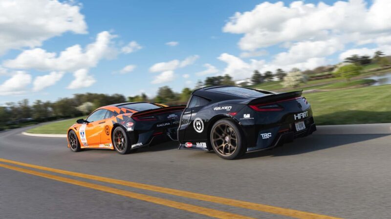 oloa nsx type s and trailer dynamic