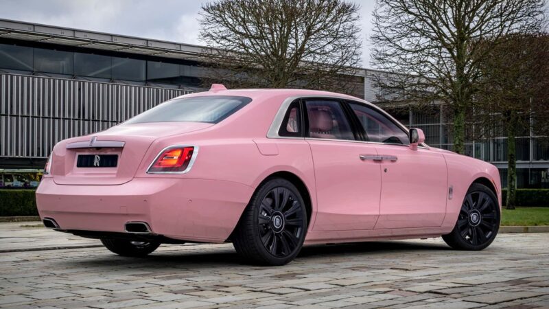 rr ghost champagne rose rear angle