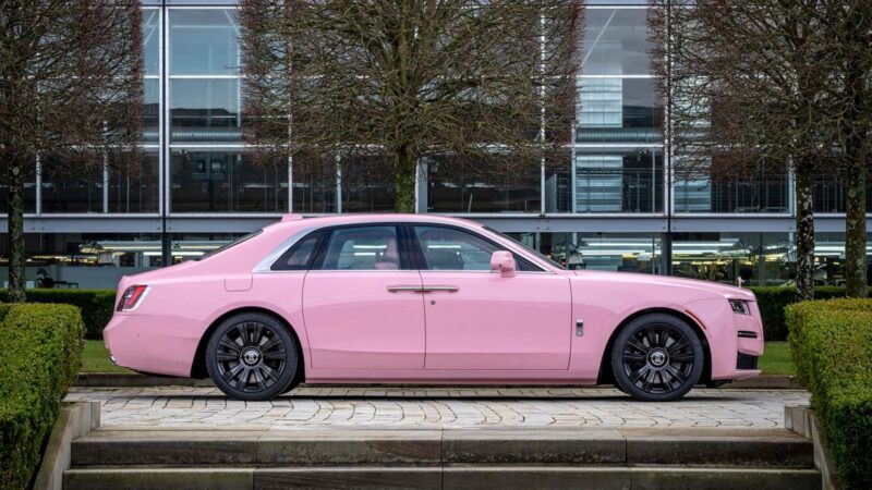 rr ghost champagne rose side
