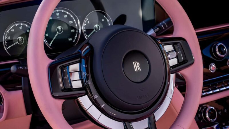 rr ghost champagne rose steering