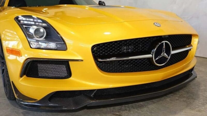 mercedes benz sls amg black series for sale in solarbeam yellow