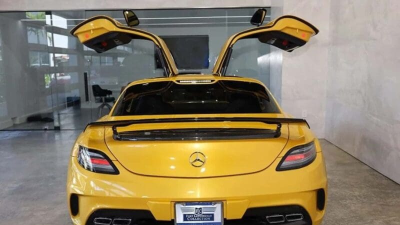 mercedes benz sls amg black series for sale in solarbeam yellow2