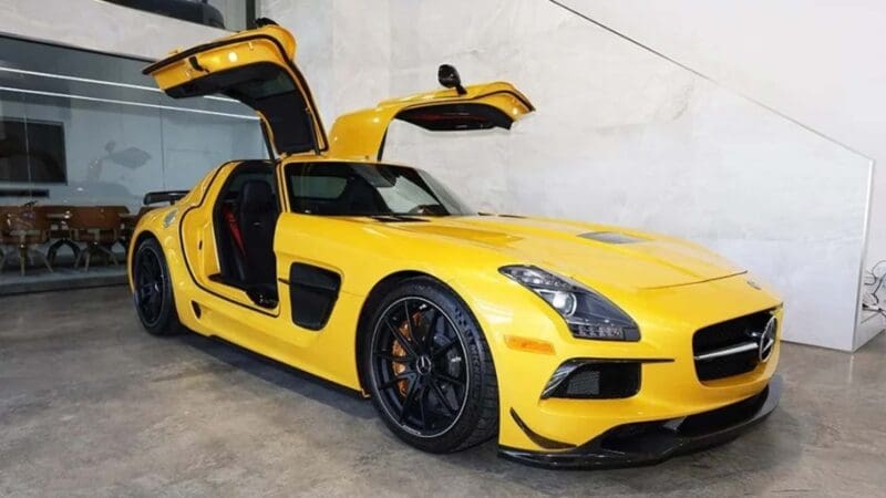 mercedes benz sls amg black series for sale in solarbeam yellow5