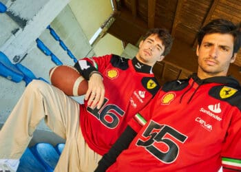 23AW PR MS Ferrari Replica Football Charles Leclerc Carlos Sainz 1286 16x9 2560x1440px