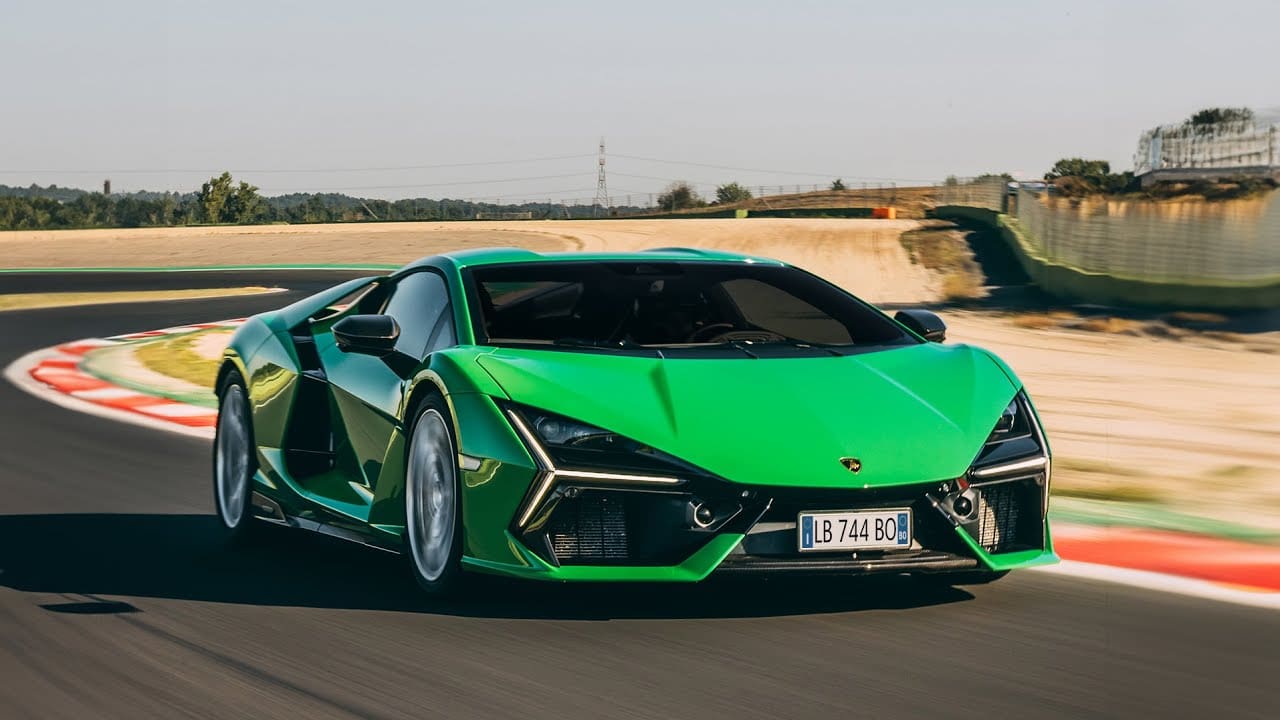 The Electrified Lamborghini Revuelto Makes Its Inaugural Journey Across Italy