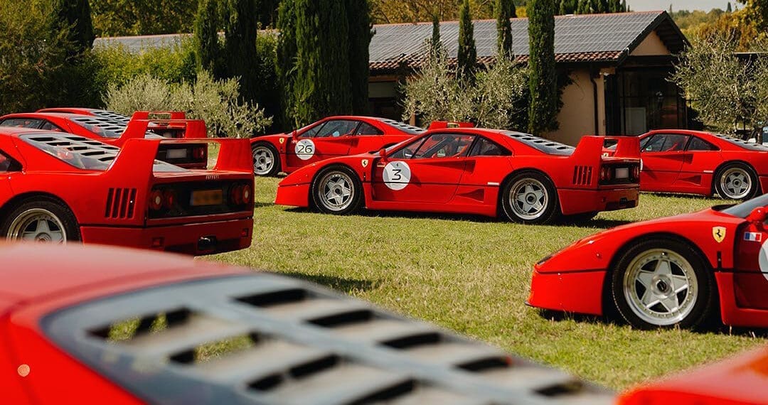 Ferrari Organizes The F40 Legacy Tour With More Than 40 Owners Touring Italy