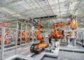 A new smart factory is being built