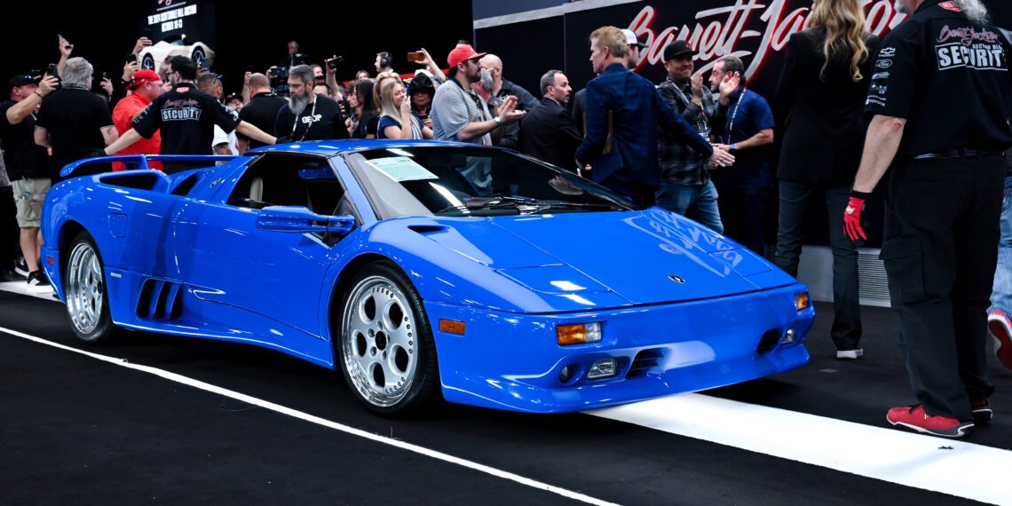 1997 Lamborghini Diablo VT Roadster (Lot #1407), previously owned by Donald J. Trump $1,100,000