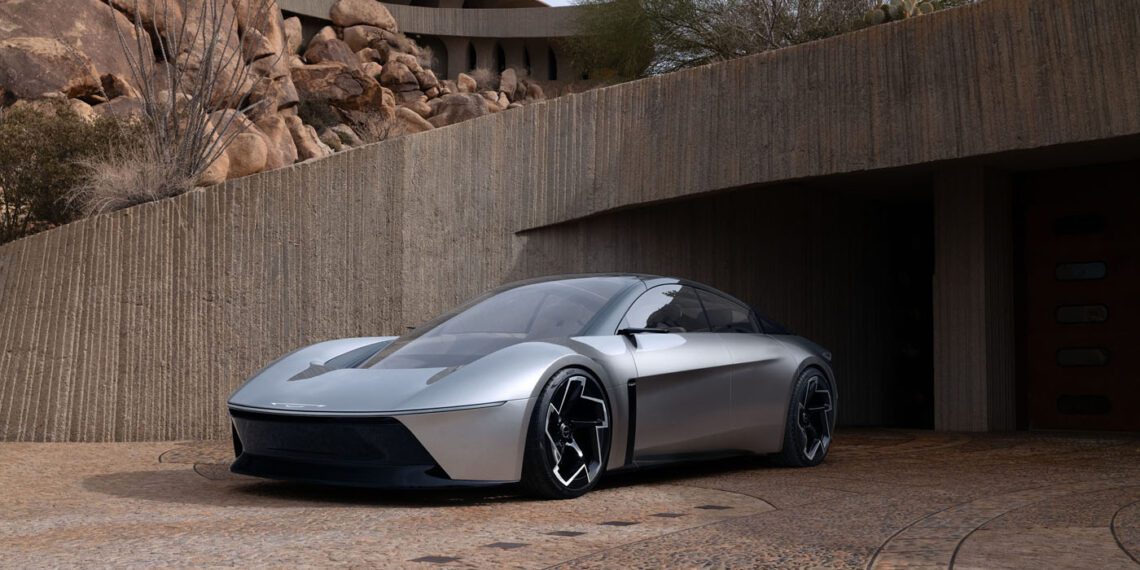 The Chrysler Halcyon Concept exemplifies a fully electrified fut
