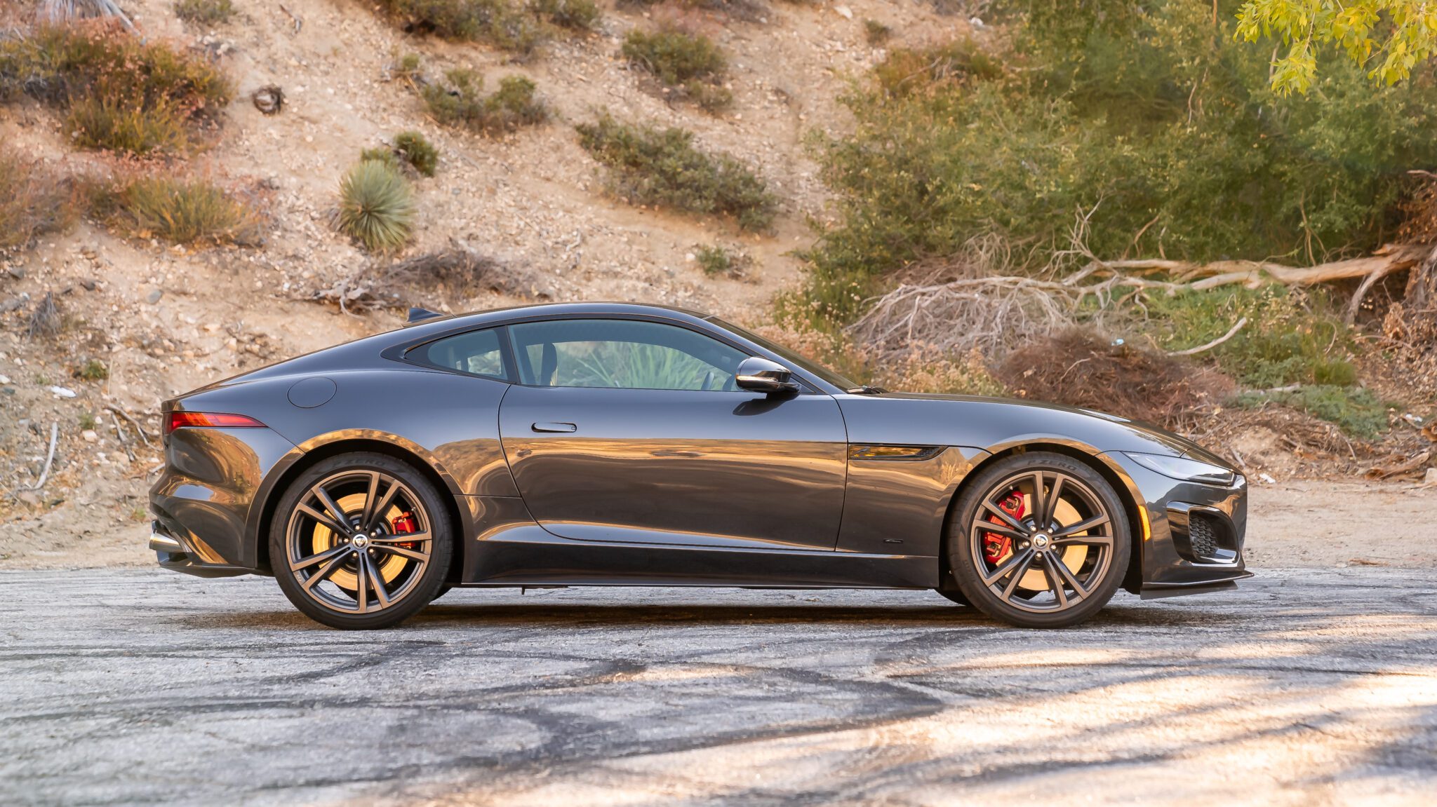 An image of a Jaguar F-Type R parked outdoors.