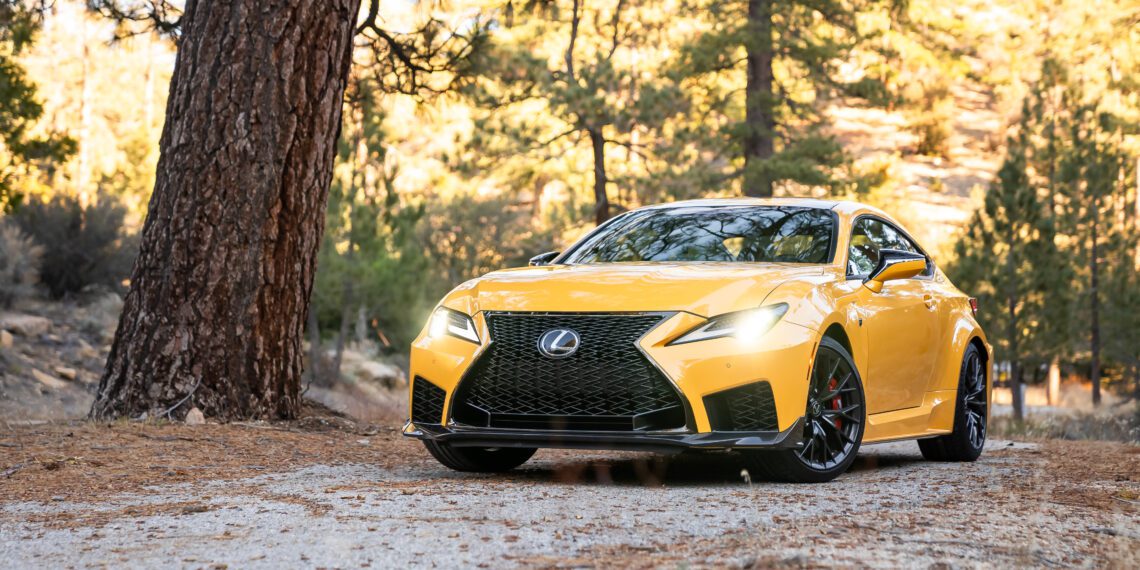 An image of a Lexus RC F parked outdoors.