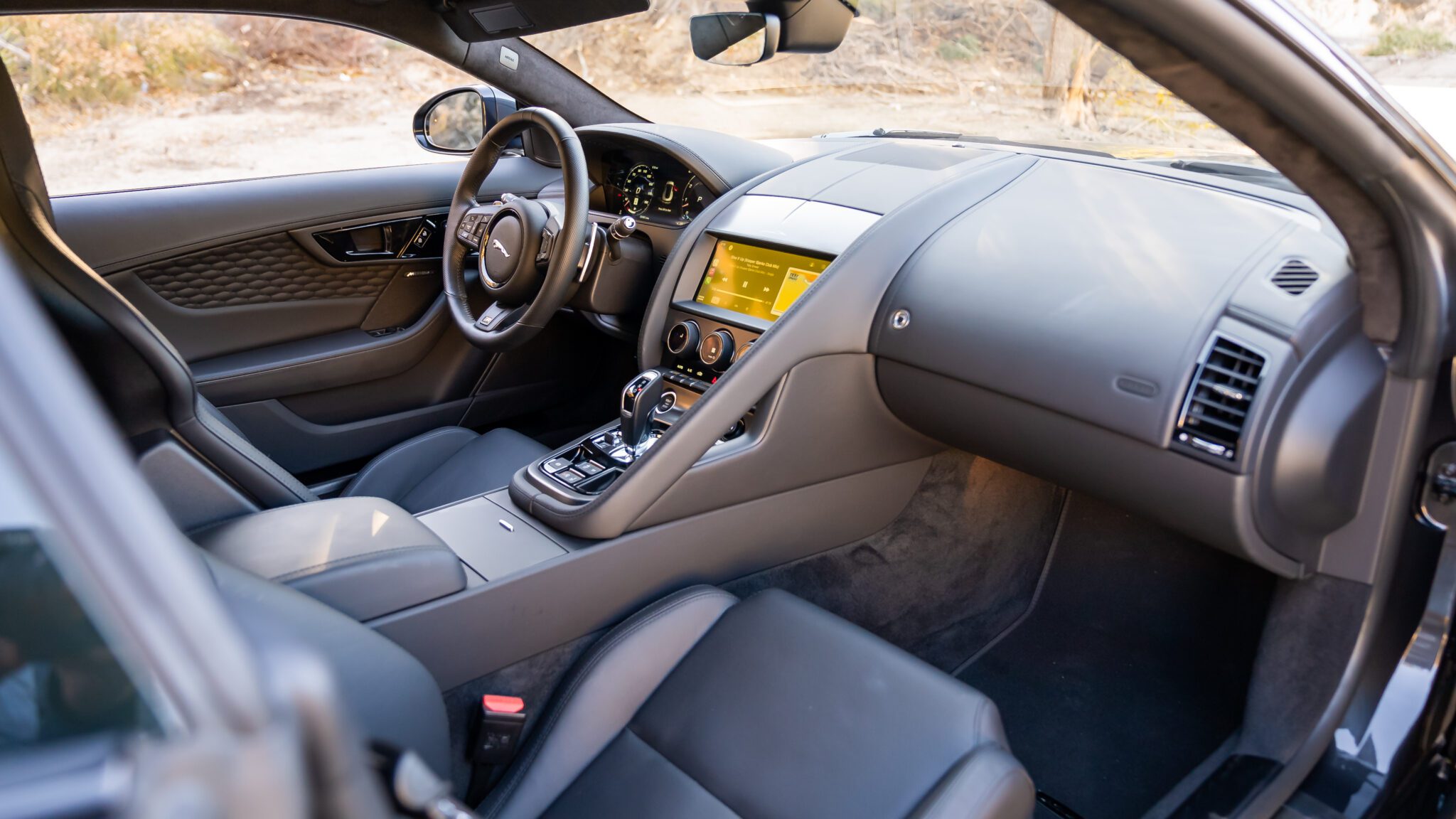 An image of a car's interior.