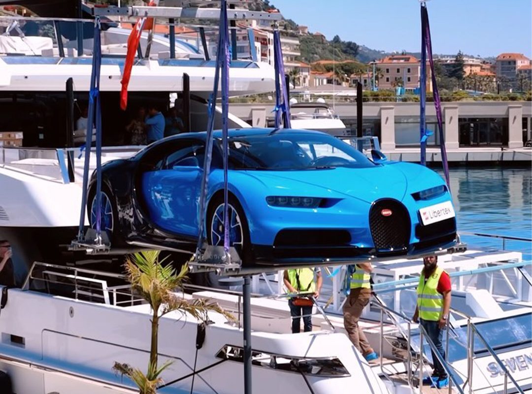 The Ultimate F1 Superyacht Sets Sail To The Monaco GP With A Bugatti ...