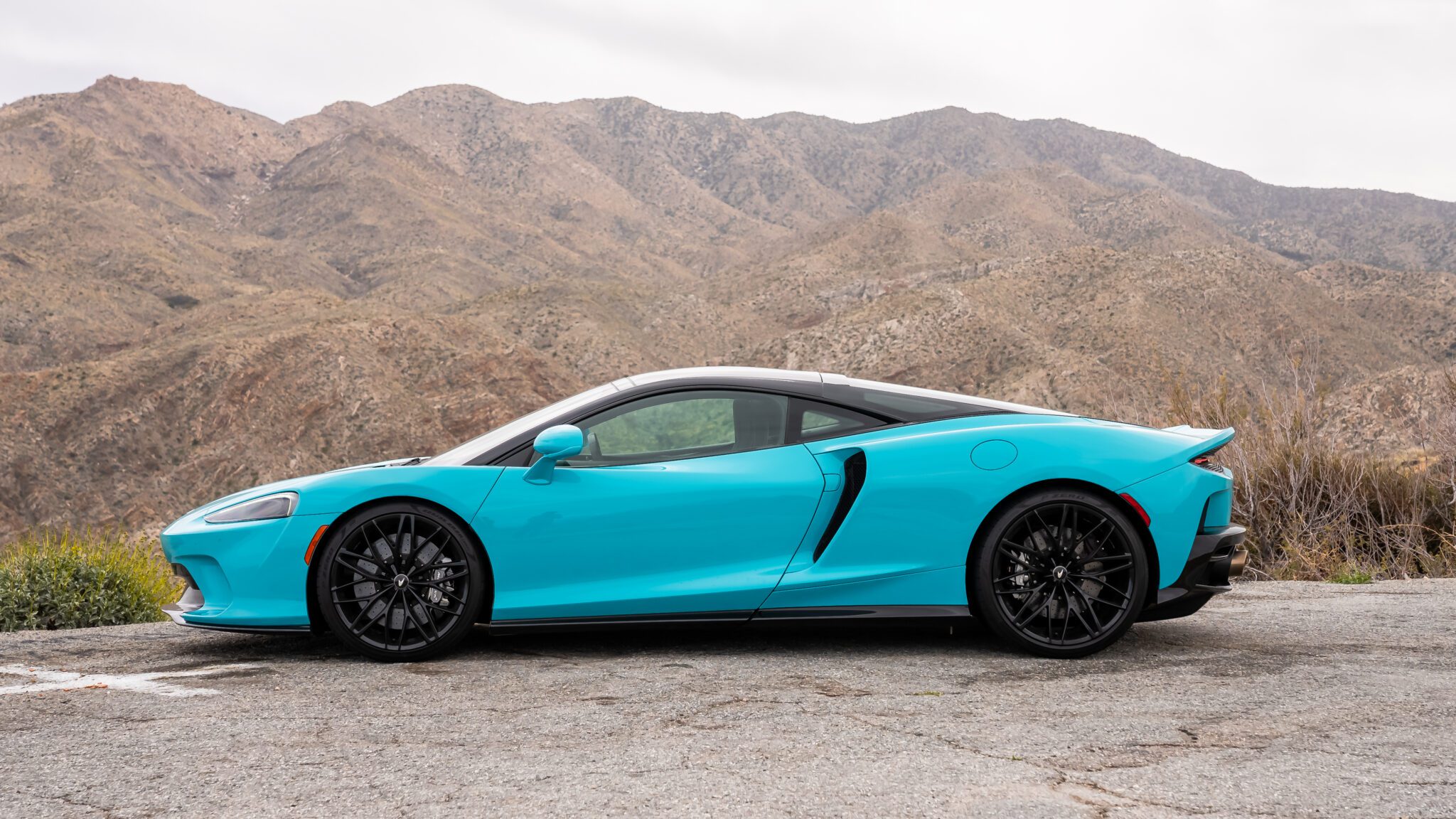 An image of a McLaren GT parked outdoors.