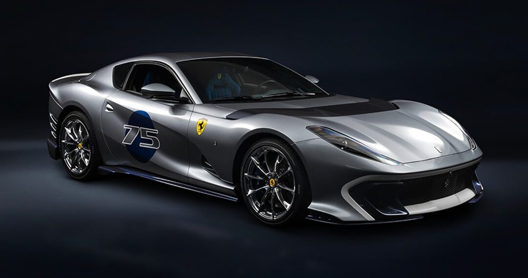 Ferrari Shows Off A Tailor Made 812 Competizione Finished In Argento Nürburgring Over Indigo