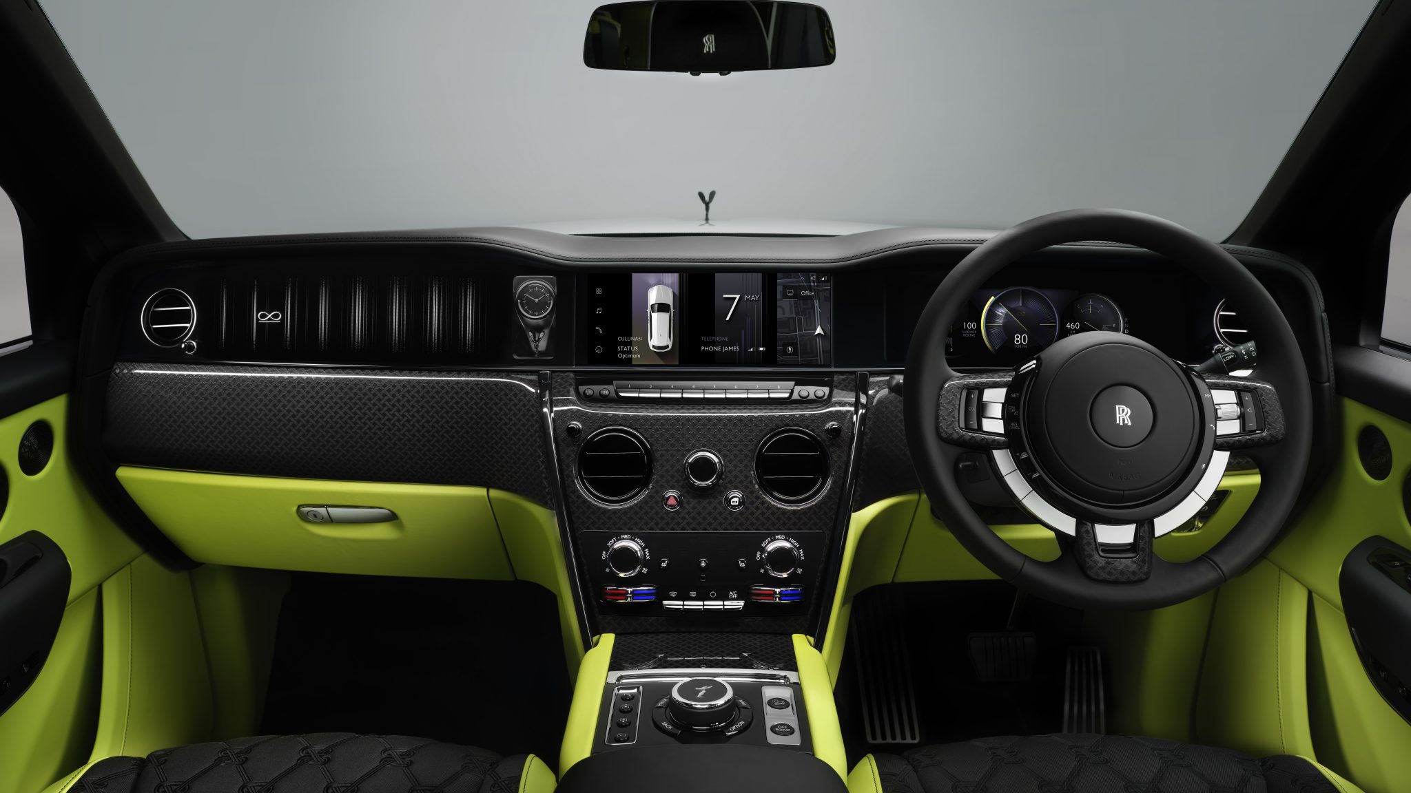 An image of an SUV's interior.