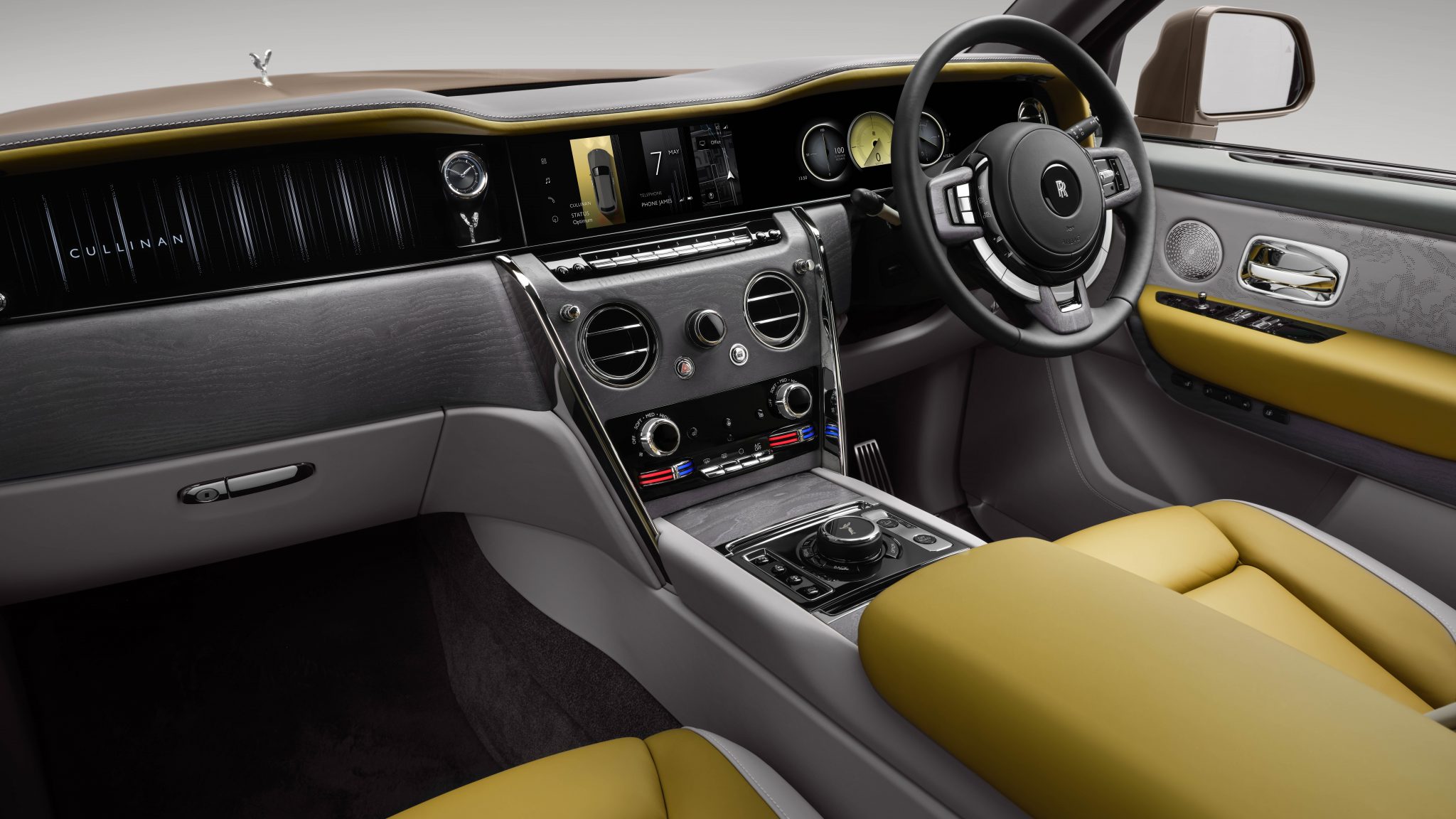 An image of an SUV's interior.