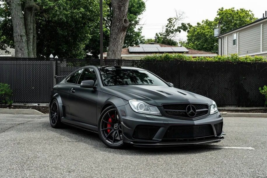 2012 Mercedes-Benz C63 AMG black