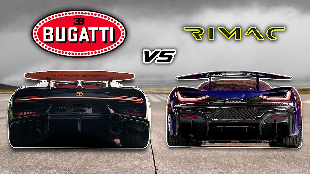 Watch This Head-To-Head Battle Between A Bugatti Chiron Super Sport ...