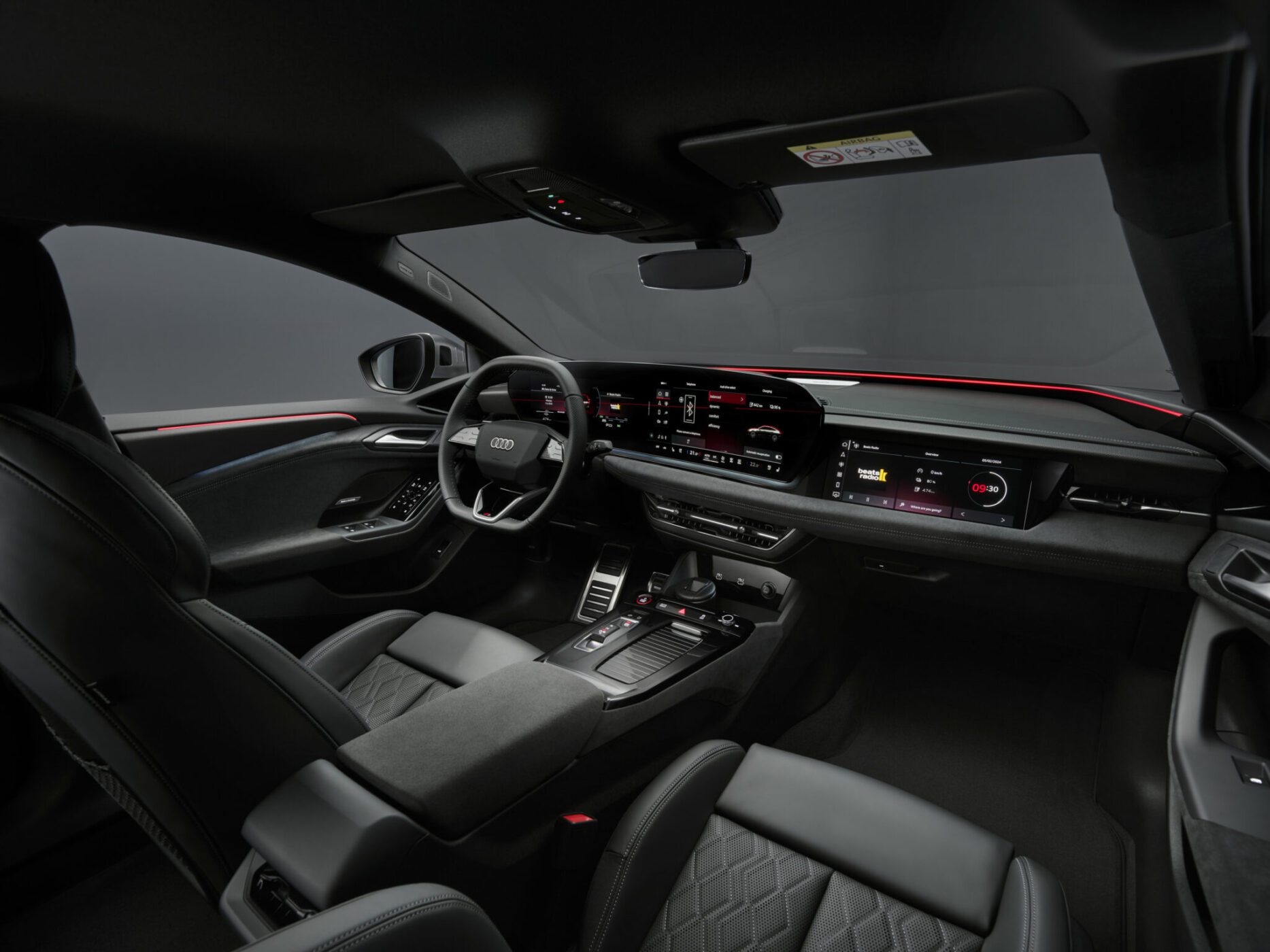 An image of a car's interior.