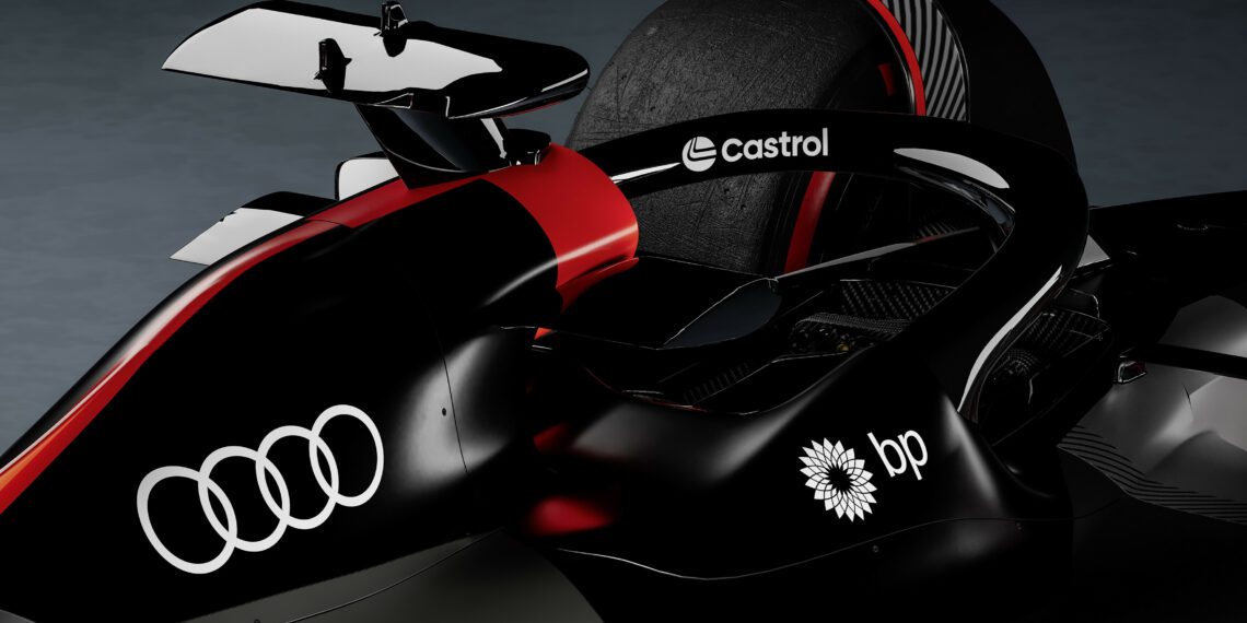 Showcar with Audi F1 launch livery