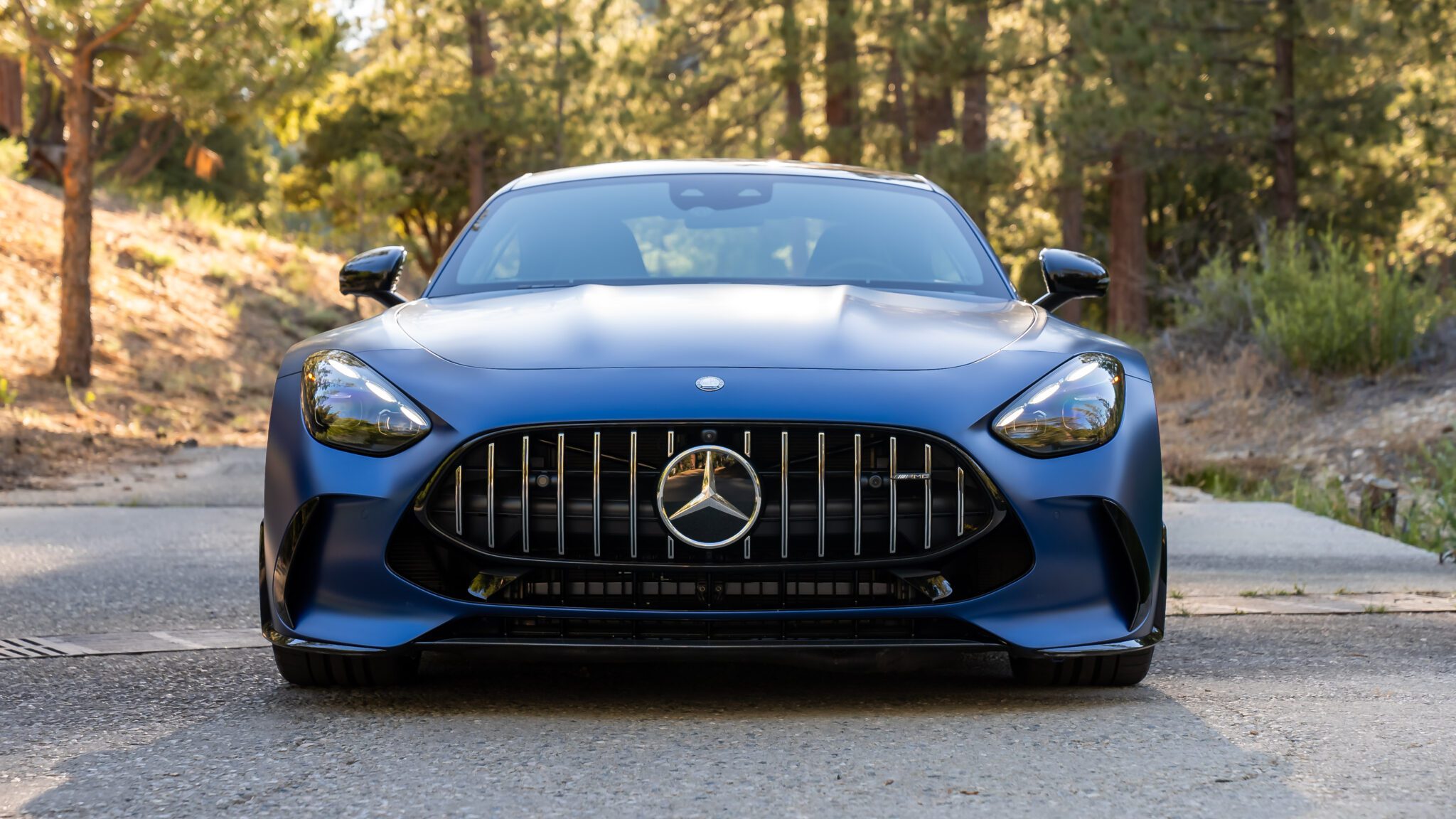 An image of a 2024 Mercedes-AMG GT 63 parked outdoors.