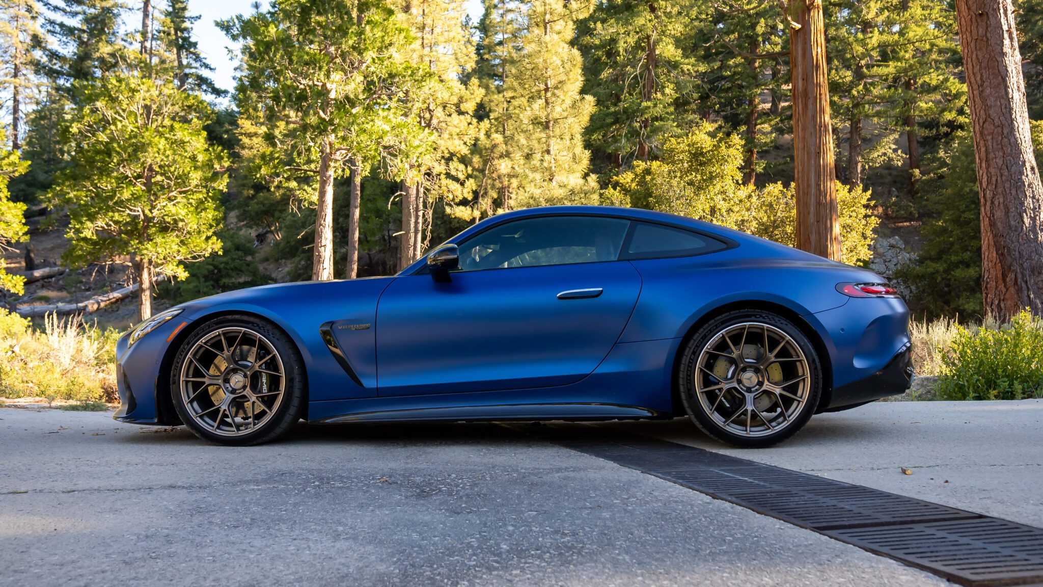 An image of a 2024 Mercedes-AMG GT 63 parked outdoors.