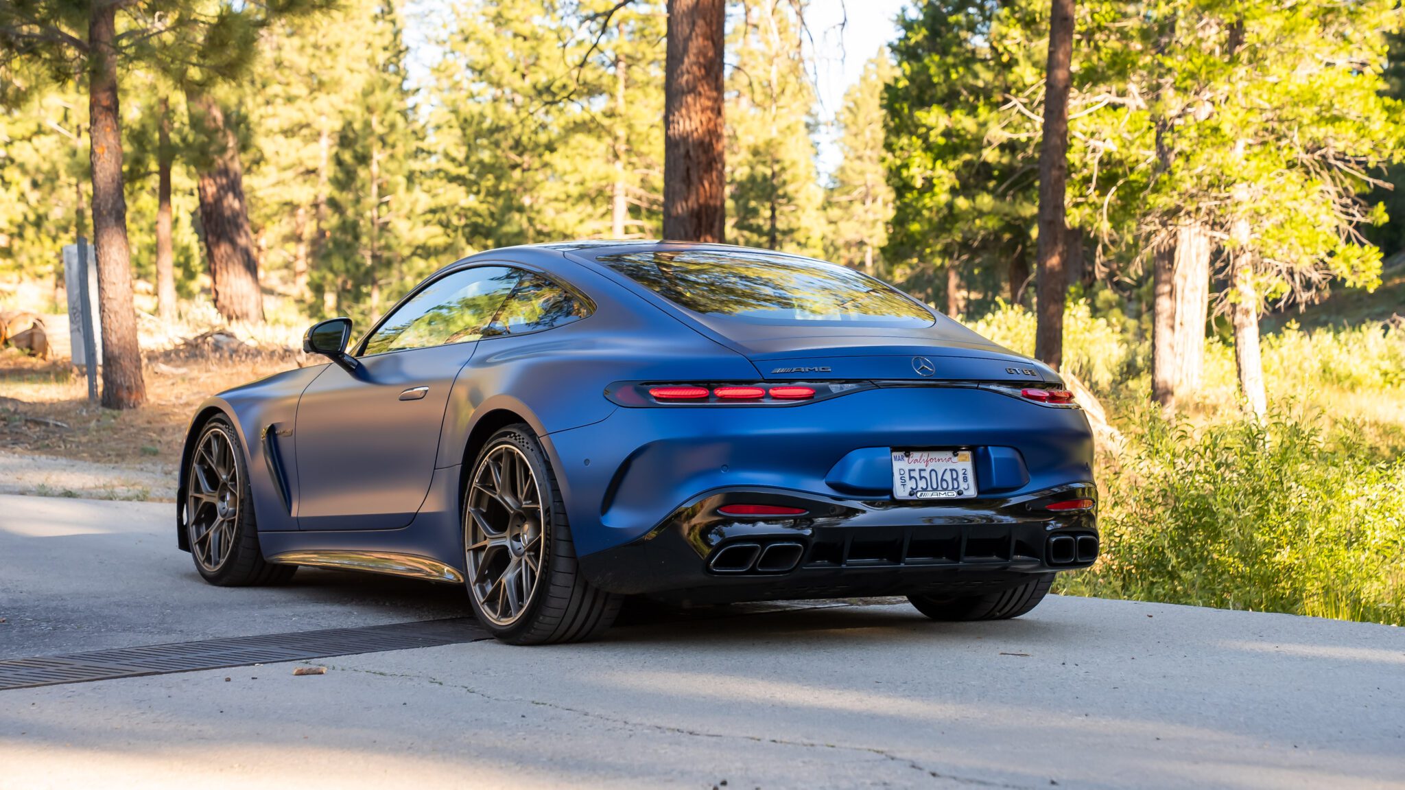 An image of a 2024 Mercedes-AMG GT 63 parked outdoors.