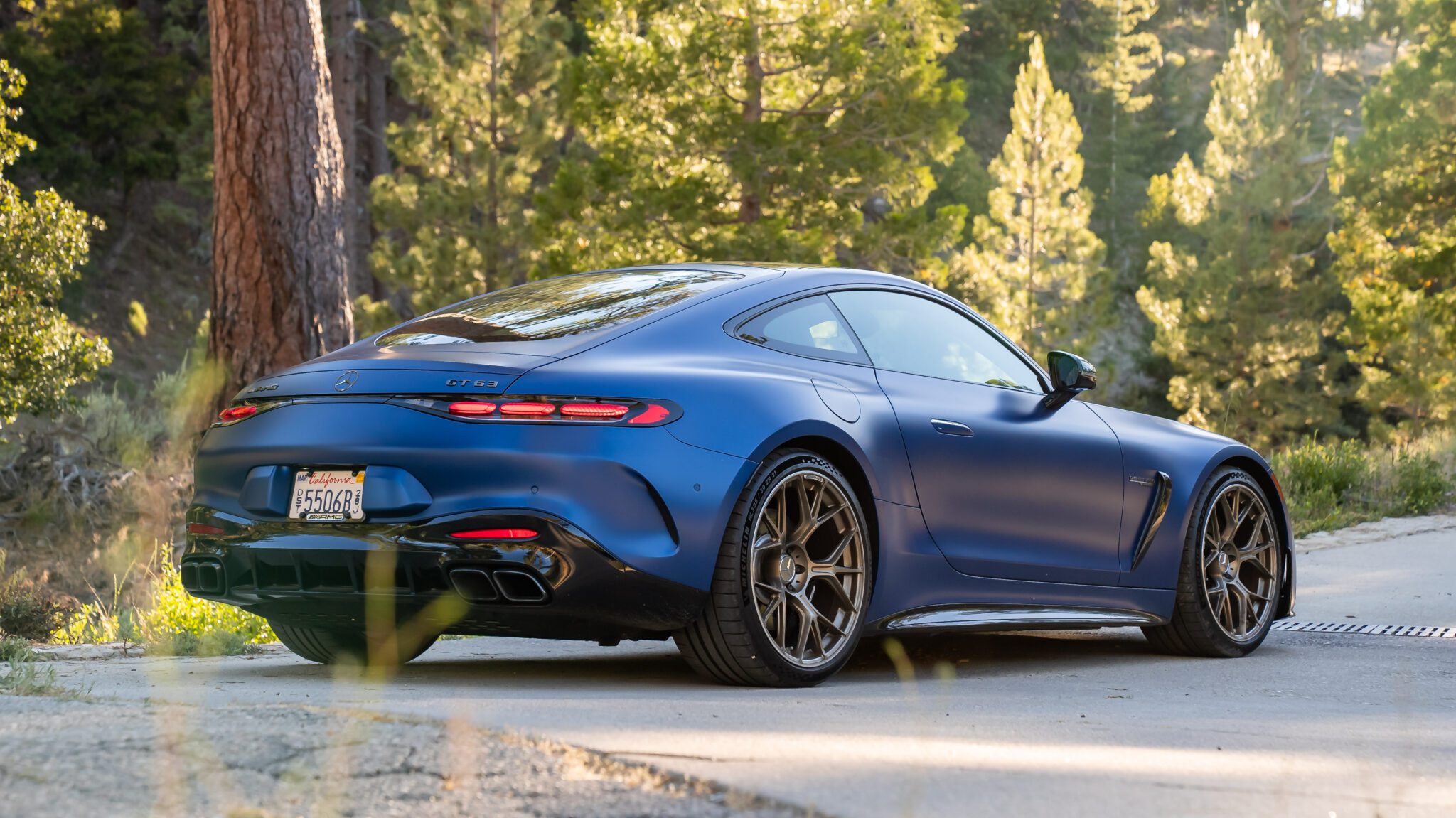 An image of a 2024 Mercedes-AMG GT 63 parked outdoors.